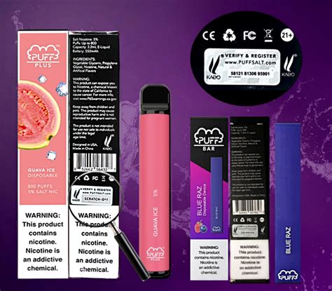 are fake puff bars harmful